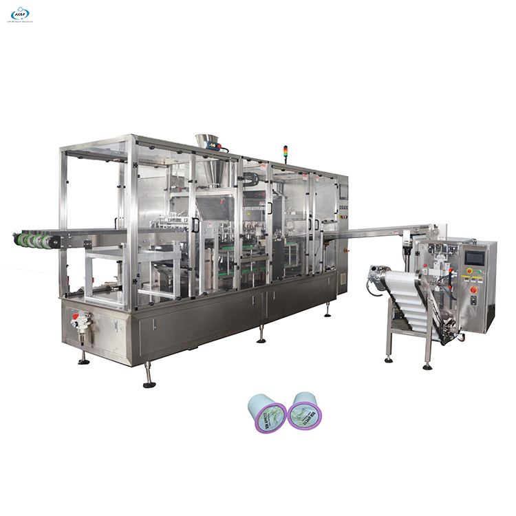 Sale k cup capsule filling machine carton production line for tea and coffee