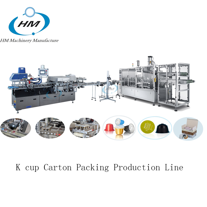 Kcup Capsule Carton Packing Production Line