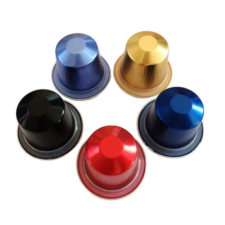 Supply Good Quality 37mm Nespresso Aluminum Coffee Capsule With Lid